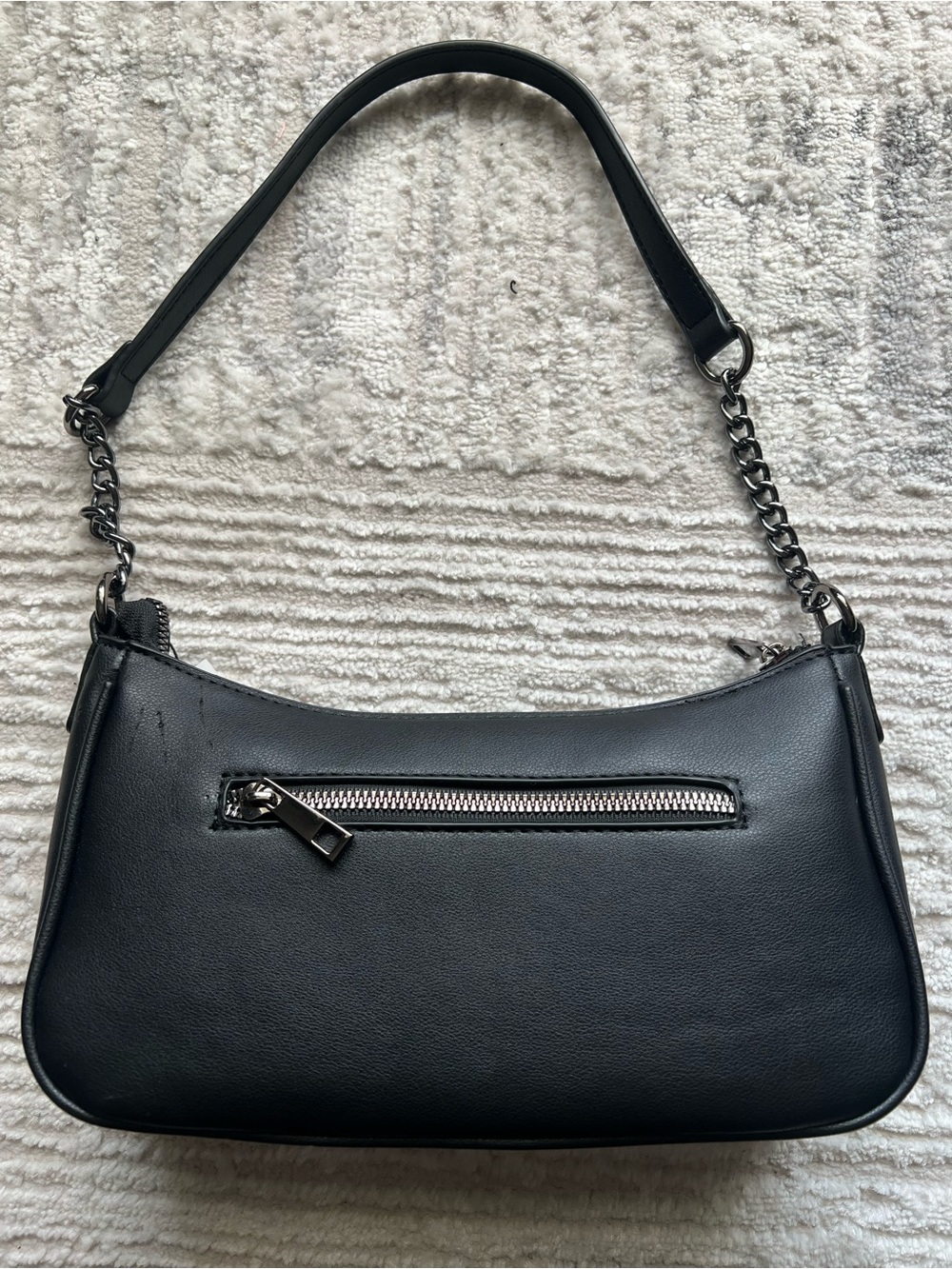 Ed Hardy Black Shoulder Bag with Red Logo Accent - Picture 4 of 6
